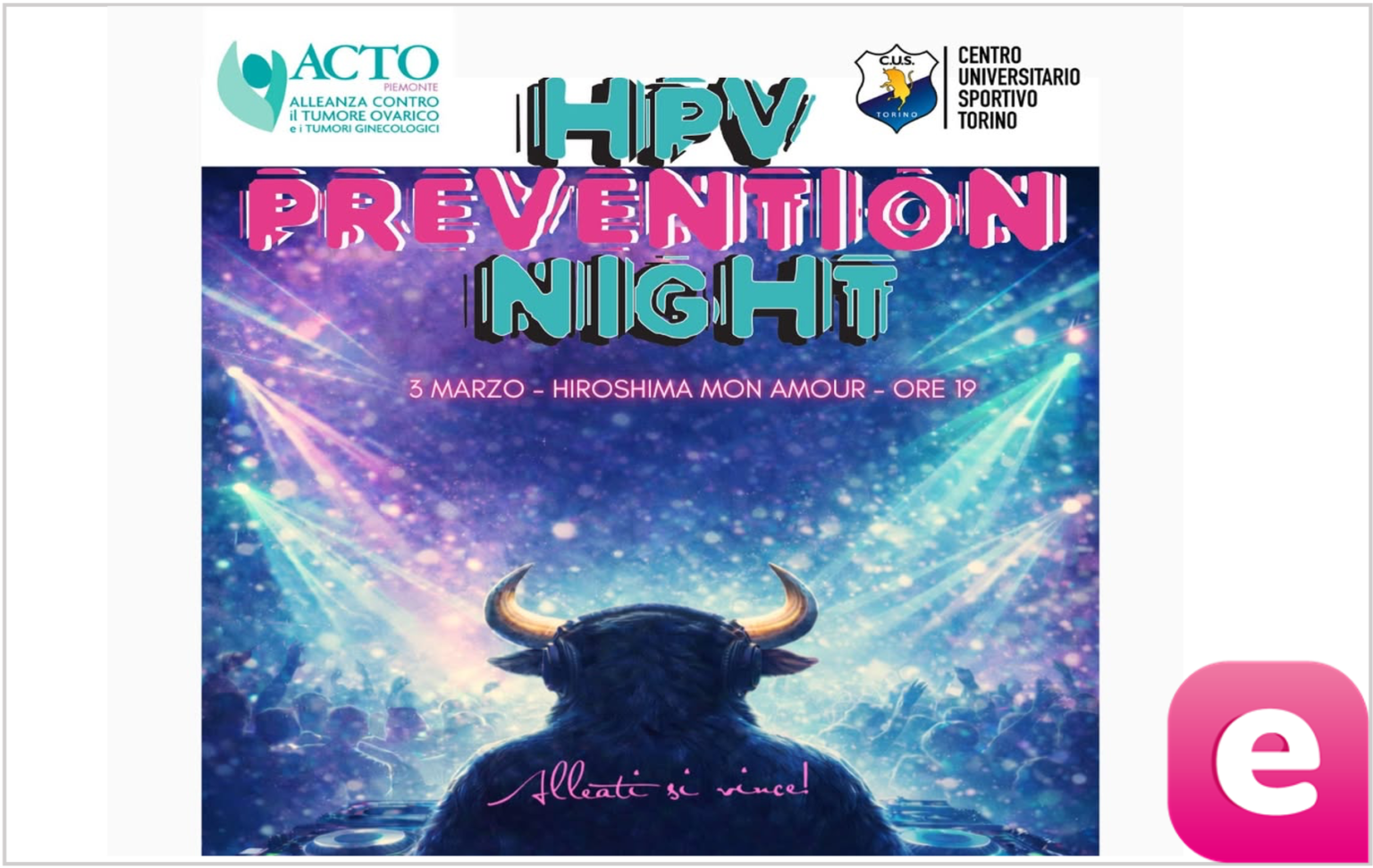 HPV Prevention Night - Eventually